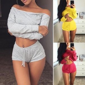 Sweatshirt & shorts set